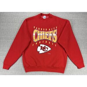 Vintage Kansas City Chiefs Sweatshirt Mens XL Red NFL Football USA Salem 90s